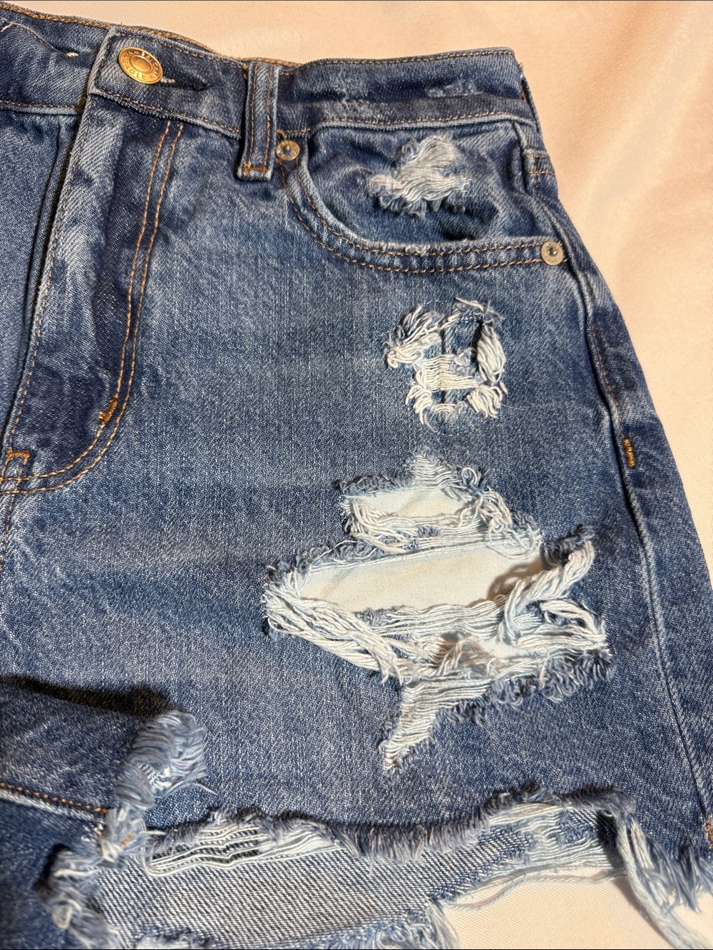 American Eagle Blue Jean Shorts. - Picture 13 of 15